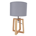 Laualamp Home4you WOODEN H44,5cm, helehall