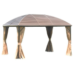 Varikatus Home4you SUNSET 3x4xH2/2,7m, beež/pruun