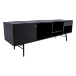 TV-laud Home4you LUXEMBOURG 150x40xH50cm, must