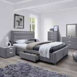 Voodi Home4you CAREN 160x200cm, madratsiga HARMON