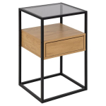 &Ouml;&ouml;kapp Home4you RANDOLF 40x35xH60cm, pruun