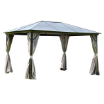 Varikatus Home4you SUNSET 3x4xH2/2,7m, taupe/pruu