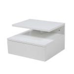 &Ouml;&ouml;kapp Home4you ASHLAN 35x32xH22,5cm, valge