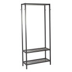 Esikuriiul Home4you STRAIGHT 85x32xH180cm, must