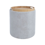 Tumba/laud Home4you HIRO D39xH44cm, beež, panipai