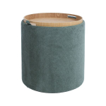 Tumba/laud Home4you HIRO D39xH44cm, roheline, pan
