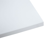 Lauaplaat Home4you ERGO 160x80cm, hallikasvalge