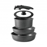 Pottide ja pannide komplekt DOROTA DONNOR (Must 17 tk.)