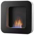 SAFRETTI CURVA BL BLACK eraldiseisev biokamin