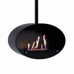 CACHFIRES HALIFAX 60 BLACK lakke kinnitatav biokamin