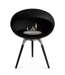 LE FEU DOME 625 BLACK GROUND WOOD LOW eraldiseisev biokamin