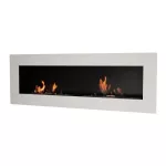 CACHFIRES MURUS 1600 MATT WHITE seinale kinnitatav biokamin
