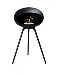 LE FEU DOME 625 BLACK GROUND WOOD HIGH eraldiseisev biokamin