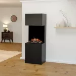 GLOW FIRE BEETHOVEN Cassette 600 BLACK vabalt seisev veeaurukamin