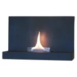 TENDERFLAME PIANO BLACK seinale paigaldatav biokamin