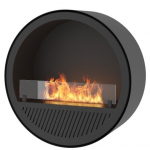 SlimFire INCYRCLE SLIM WALL BLACK biokamin seinale