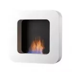 SAFRETTI CURVA BL WHITE eraldiseisev biokamin