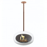 LE FEU WHITE SKY 140 ROSE GOLD biokamin