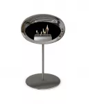 LE FEU CHROMED SILVER GROUND STEEL LOW eraldiseisev biokamin