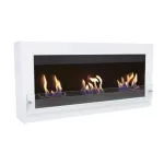 CACHFIRES LARGE WHITE seinale kinnitatav biokamin