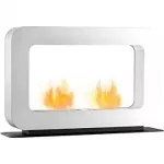 SAFRETTI CURVA DT WHITE eraldiseisev biokamin
