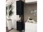 bioKamino TOWER THREE SIDED BLACK seinale kinnitatav biokamin