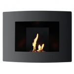 TENDERFLAME WALL BLACK biokamin seinale