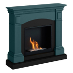 TAGU MAGNA SOFT TURQUOISE FreeFlame biokamin