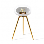 LE FEU GROUND WOOD 79 WHITE ROSE GOLD biokamin