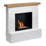 TAGU ROLF BRICK WHITE FreeFlame biokamin