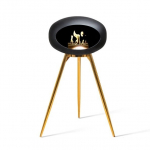LE FEU GROUND WOOD 79 BLACK ROSE GOLD biokamin