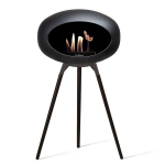 LE FEU GROUND WOOD 79 BLACK biokamin