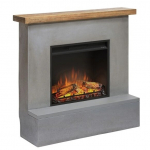 TAGU ROLF CONCRETE GREY PowerFlame 23 elektrikamin