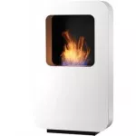 SAFRETTI CURVA XL WHITE eraldiseisev biokamin