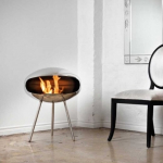 COCOON FIRES TERRA STEEL biokamin