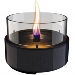 TENDERFLAME CAFE 18 REACTIVE GLAZE BLACK biokamin