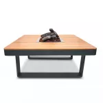 HAPPY COCOONING HORIZON TABLE 95 SMOKEY ANTHRACITE &otilde;uegaasikamin