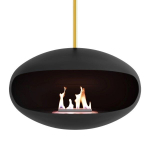 COCOON FIRES AERIS BLACK BRASS ROD biokamin