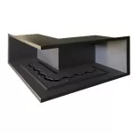 KAMI NILA 700x700x500 biokamin sisseehitatav nurgap&otilde;leti