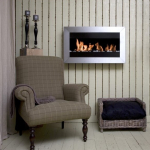 BIO BLAZE SQUARE SMALL INOX biokamin seinale