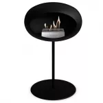 LE FEU BLACK GROUND STEEL LOW eraldiseisev biokamin