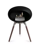 LE FEU BLACK GROUND WOOD LOW eraldiseisev biokamin