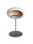 LE FEU WHITE GROUND STEEL LOW eraldiseisev biokamin
