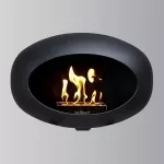 LE FEU WALL BLACK seinale kinnitatav biokamin