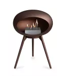 LE FEU MOCCA GROUND WOOD LOW eraldiseisev biokamin