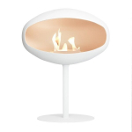 COCOON FIRES PEDESTAL WHITE biokamin