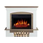 ARFLAME WOODLEY AFS23S WHITE-GREY OAK eraldiseisev elektrikamin &uuml;mbrisega