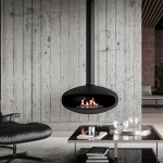 ICON FIRES THE ICONIC BLACK biokamin