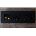 ICON FIRES NERO WALL RANGE 1750 BLACK biokamin seinale