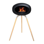 LE FEU GROUND WOOD 79 BLACK OAK biokamin